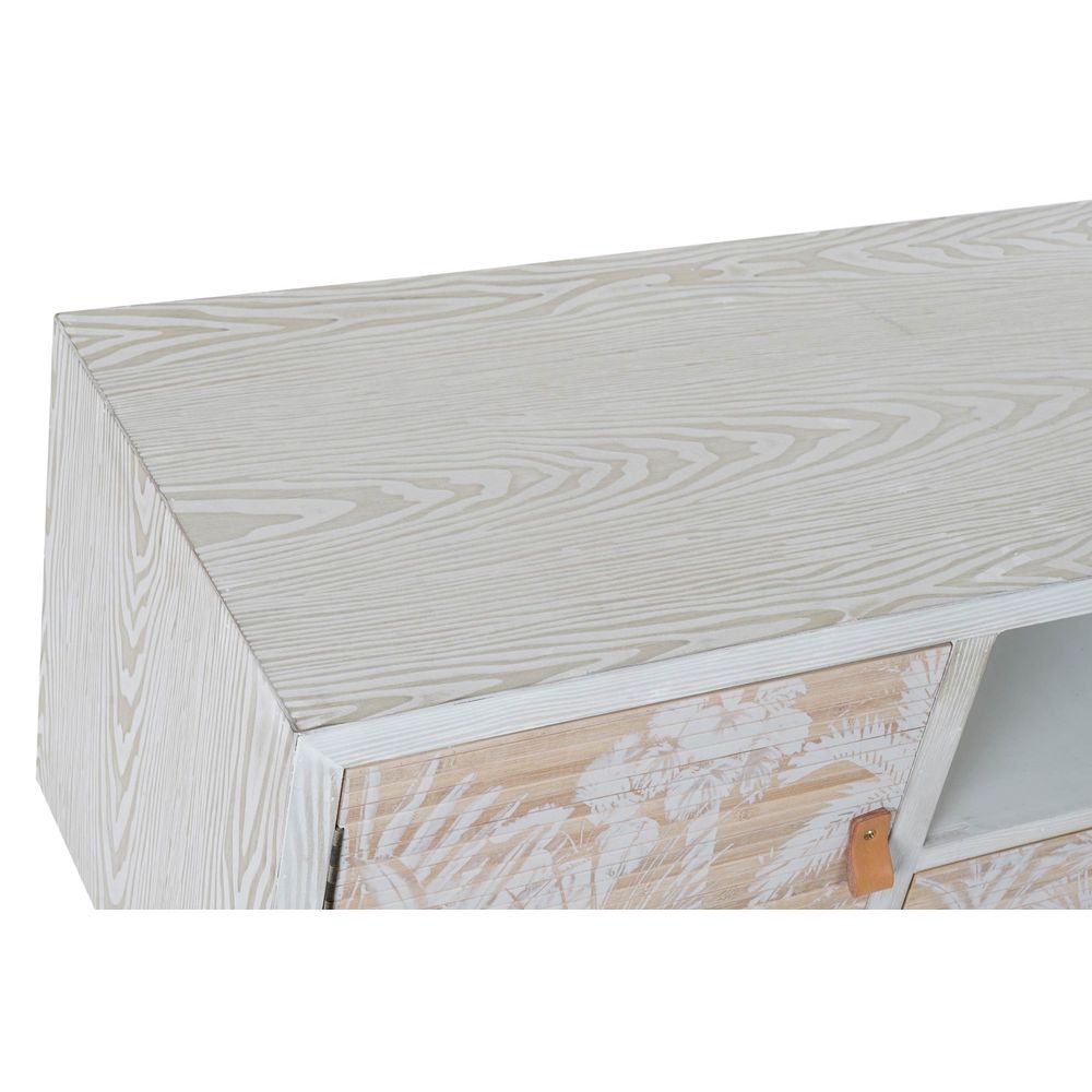 TV-möbler DKD Home Decor Vit Trä Bambu (140 x 40 x 51 cm) - 2