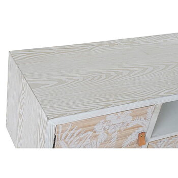 TV-möbler DKD Home Decor Vit Trä Bambu (140 x 40 x 51 cm)