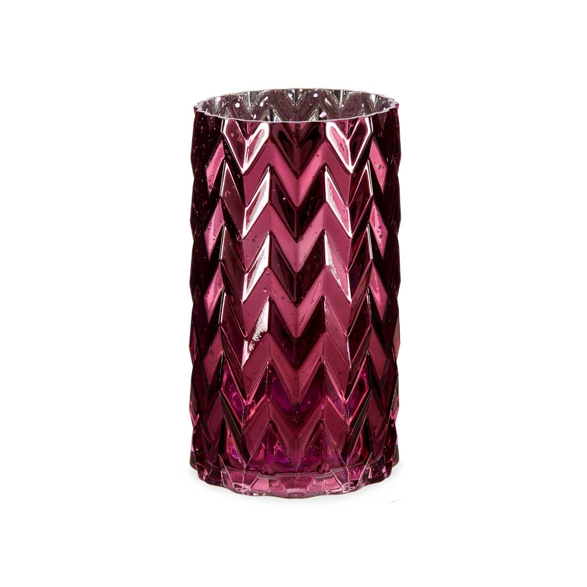 Vas Gift Decor Rosa Glas Ax Gravyr 11,3 x 19,5 x 11,3 cm (6 antal) - 3