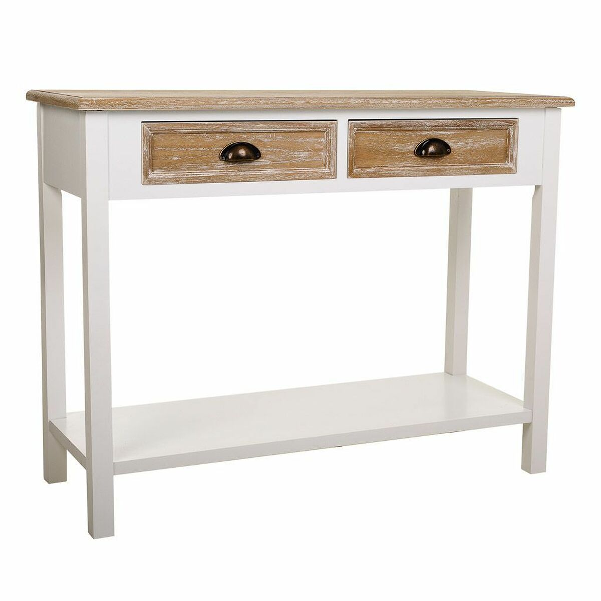 Hallmöbel med lådor Alexandra House Living Vit 40 x 78 x 100 cm