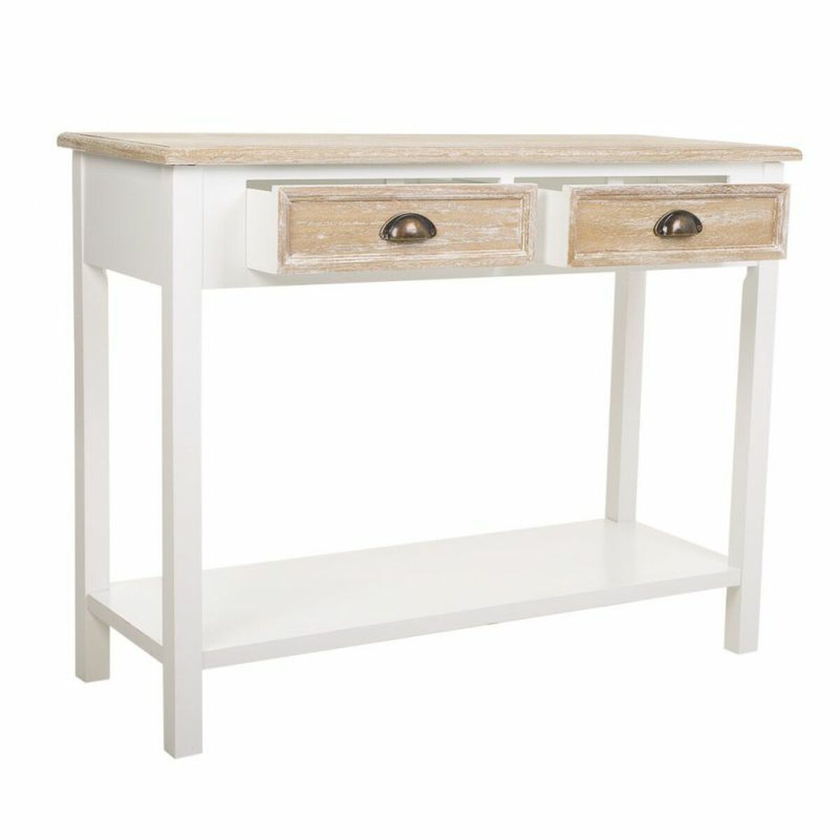 Hallmöbel med lådor Alexandra House Living Vit 40 x 78 x 100 cm - 4