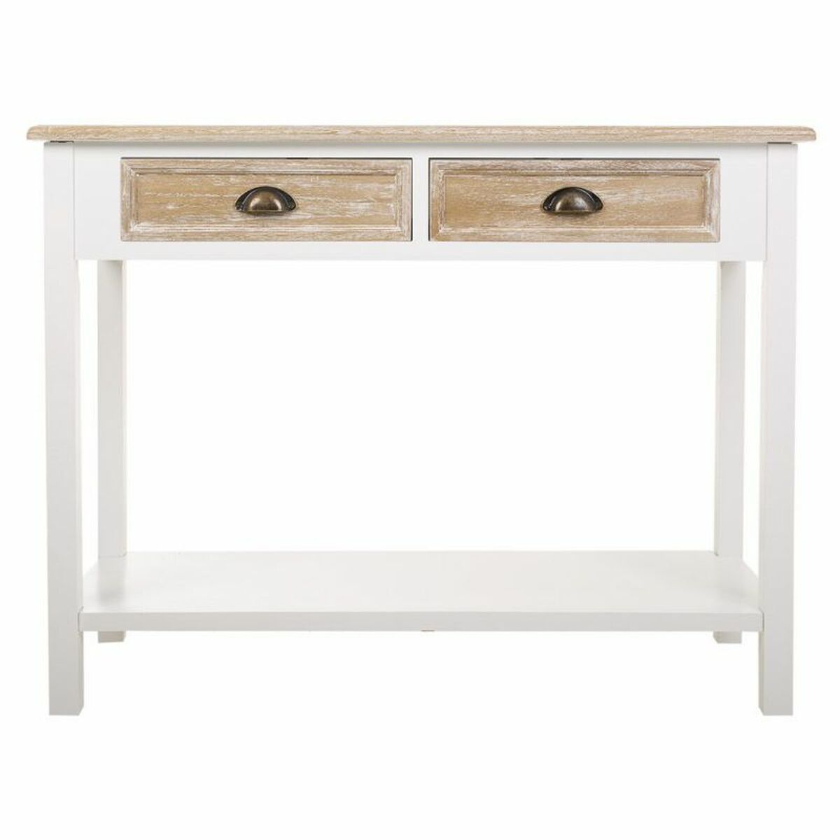 Hallmöbel med lådor Alexandra House Living Vit 40 x 78 x 100 cm - 3