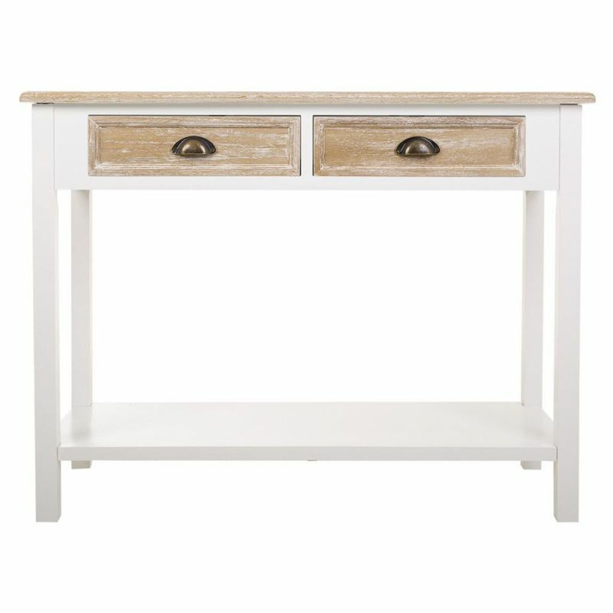 Hallmöbel med lådor Alexandra House Living Vit 40 x 78 x 100 cm - 2