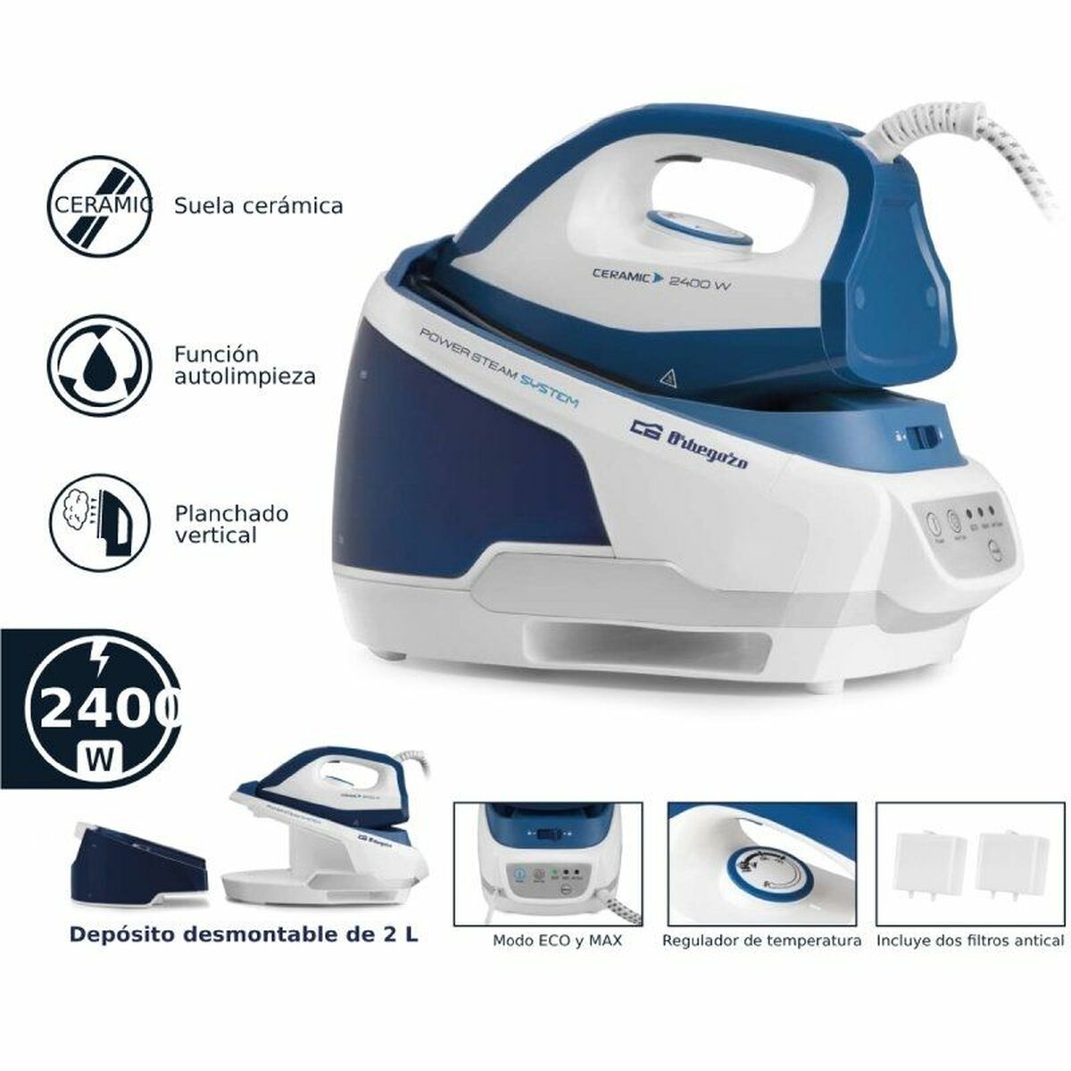 Strykstation Orbegozo VP 8600 2400 W - 2