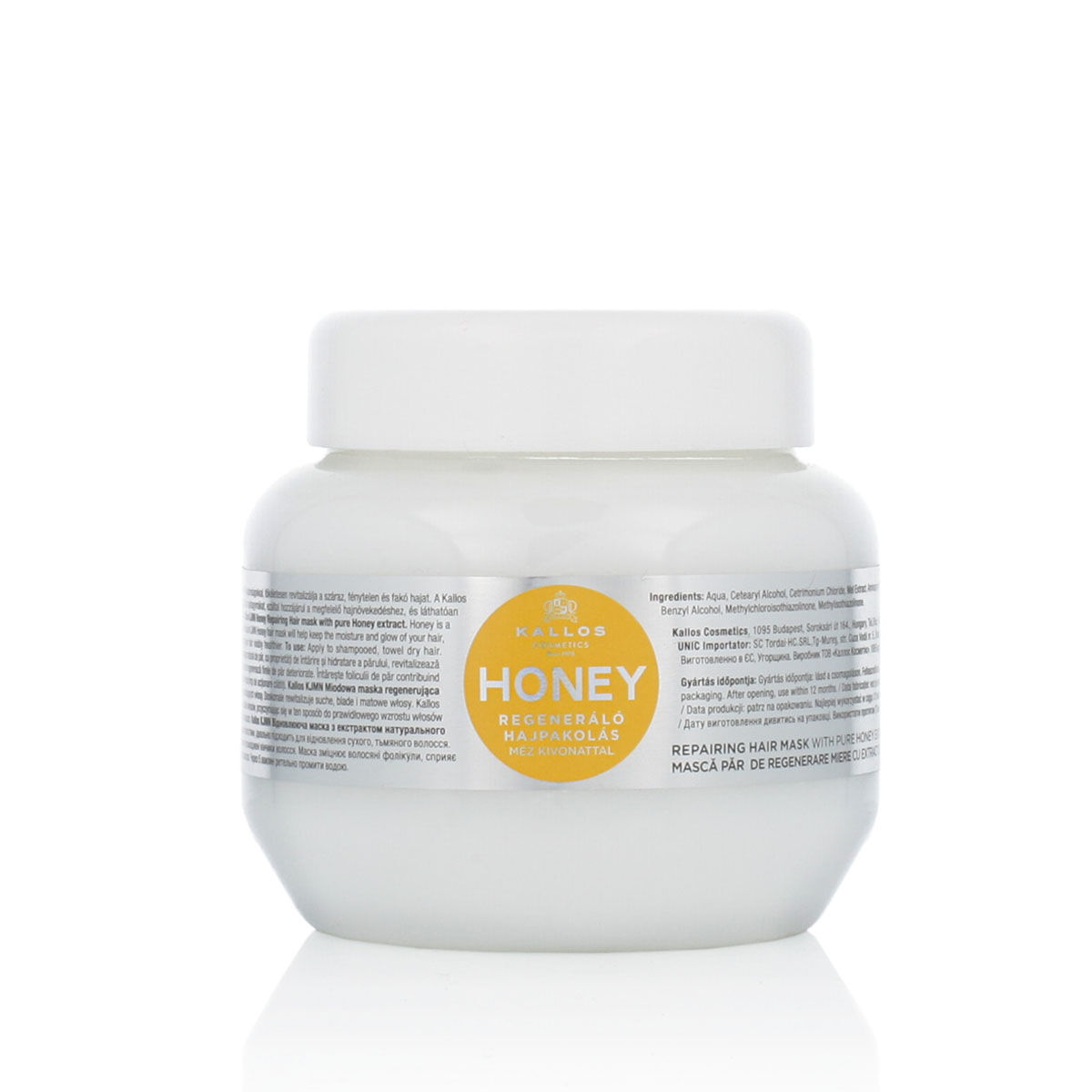Stärkande hårinpackning Kallos Cosmetics Honey 275 ml