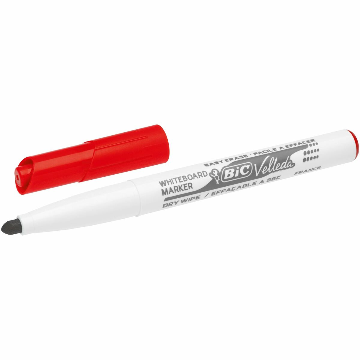 Spritpenna Bic Velleda 1741 Vit Röd Whiteboard - 3