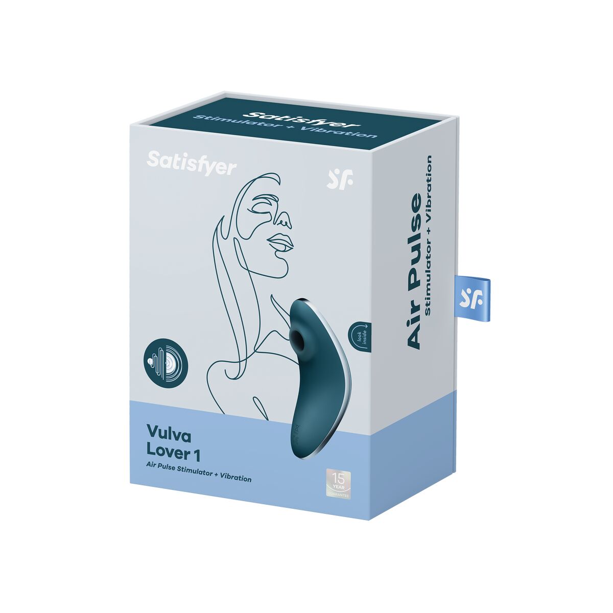 Sugstimulator för klitoris Satisfyer Lover 1 Blå - 6