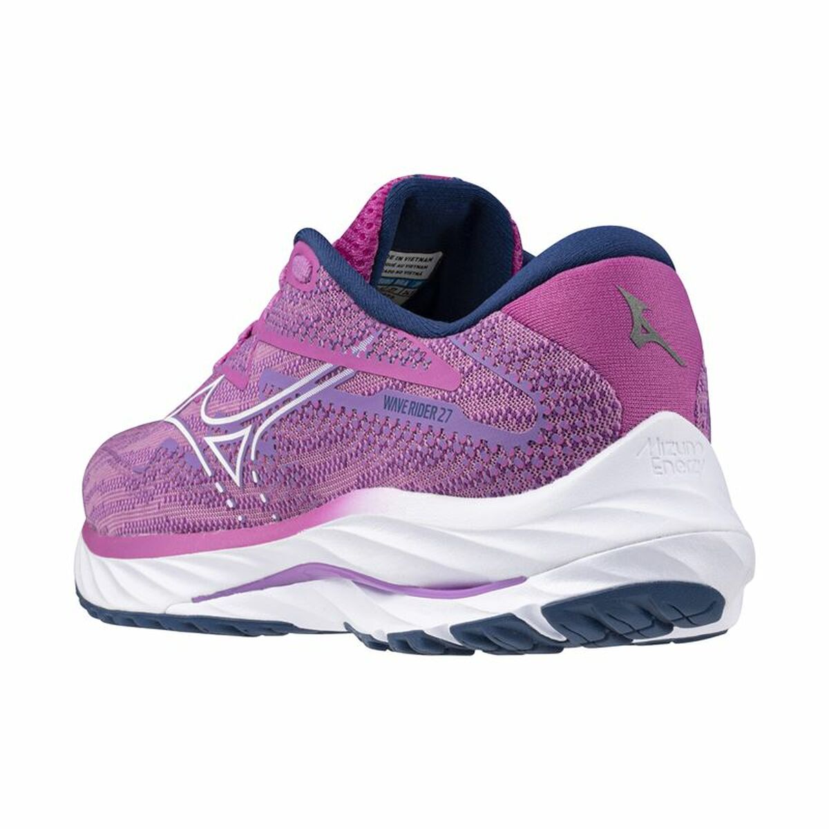 Gymnastiksko, Dam Mizuno Wave Rider 27 Ljusrosa - 6