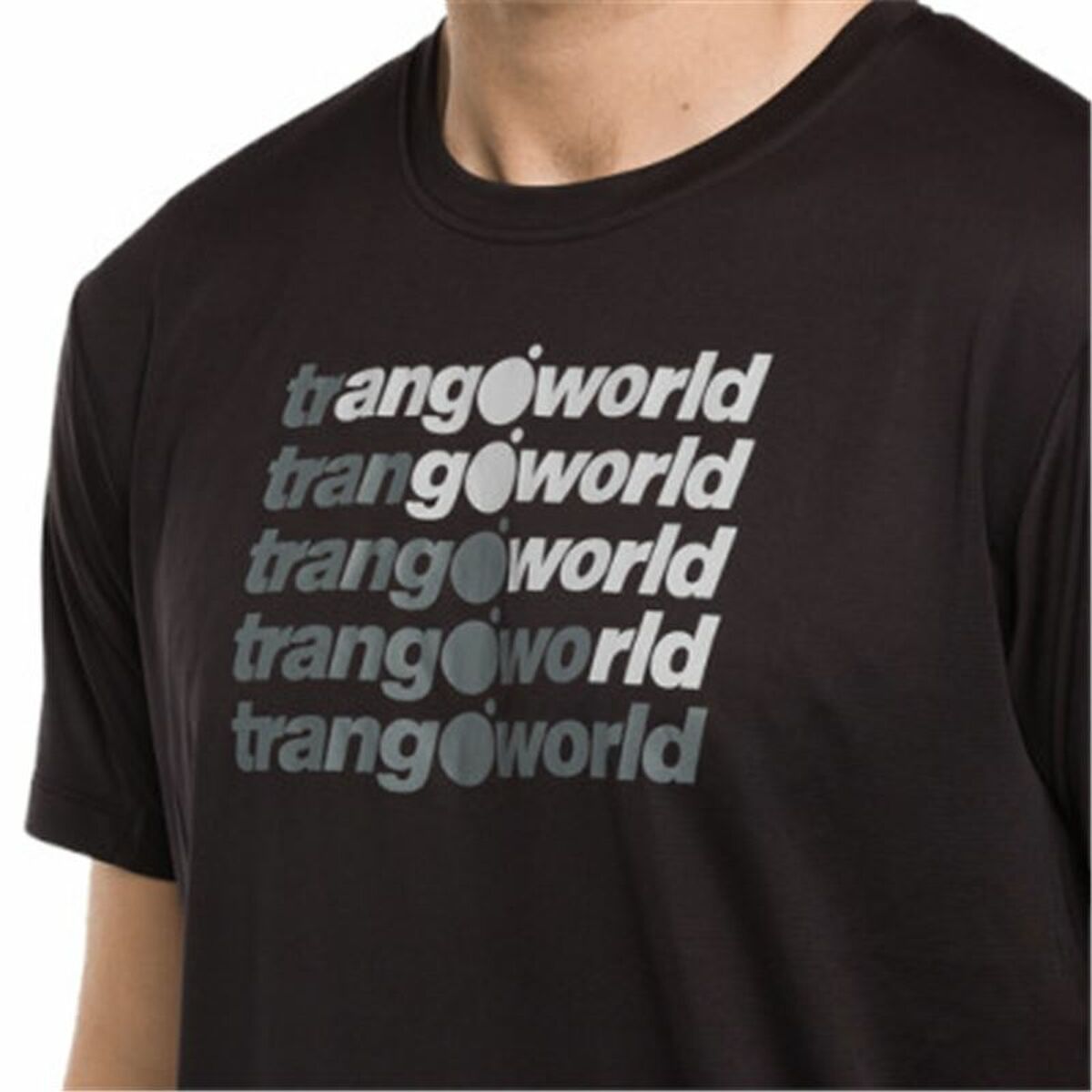 T-shirt med kortärm Herr Trangoworld Arbas Svart - 3