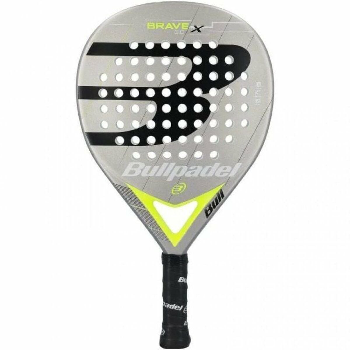 Padelracket Bullpadel Brave 3.0 2021 Gul Grå Glasfiber - 2