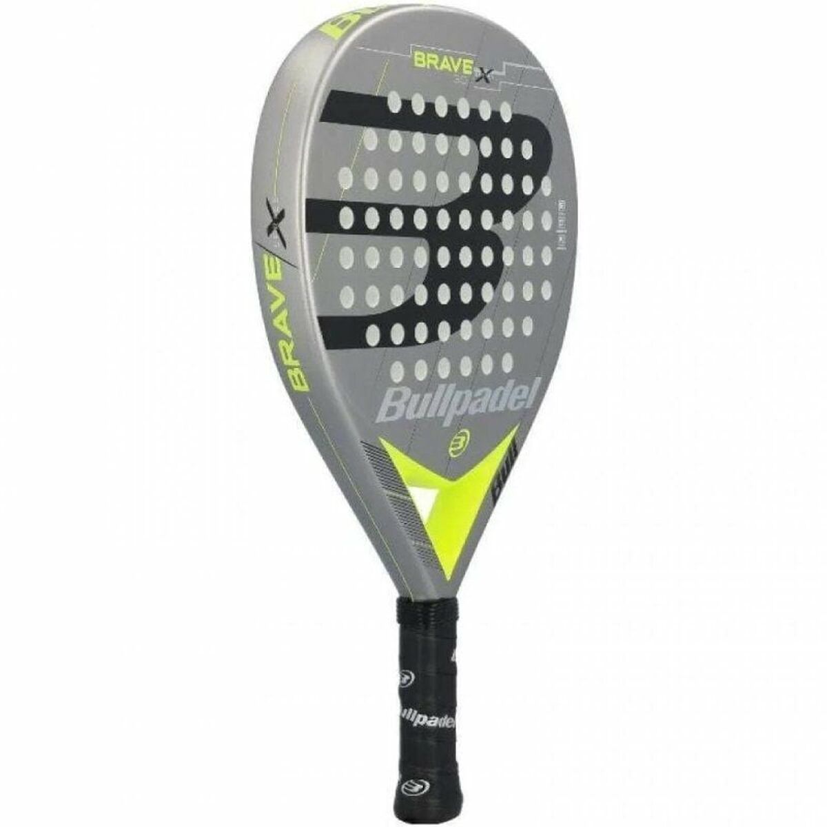 Padelracket Bullpadel Brave 3.0 2021 Gul Grå Glasfiber - 3