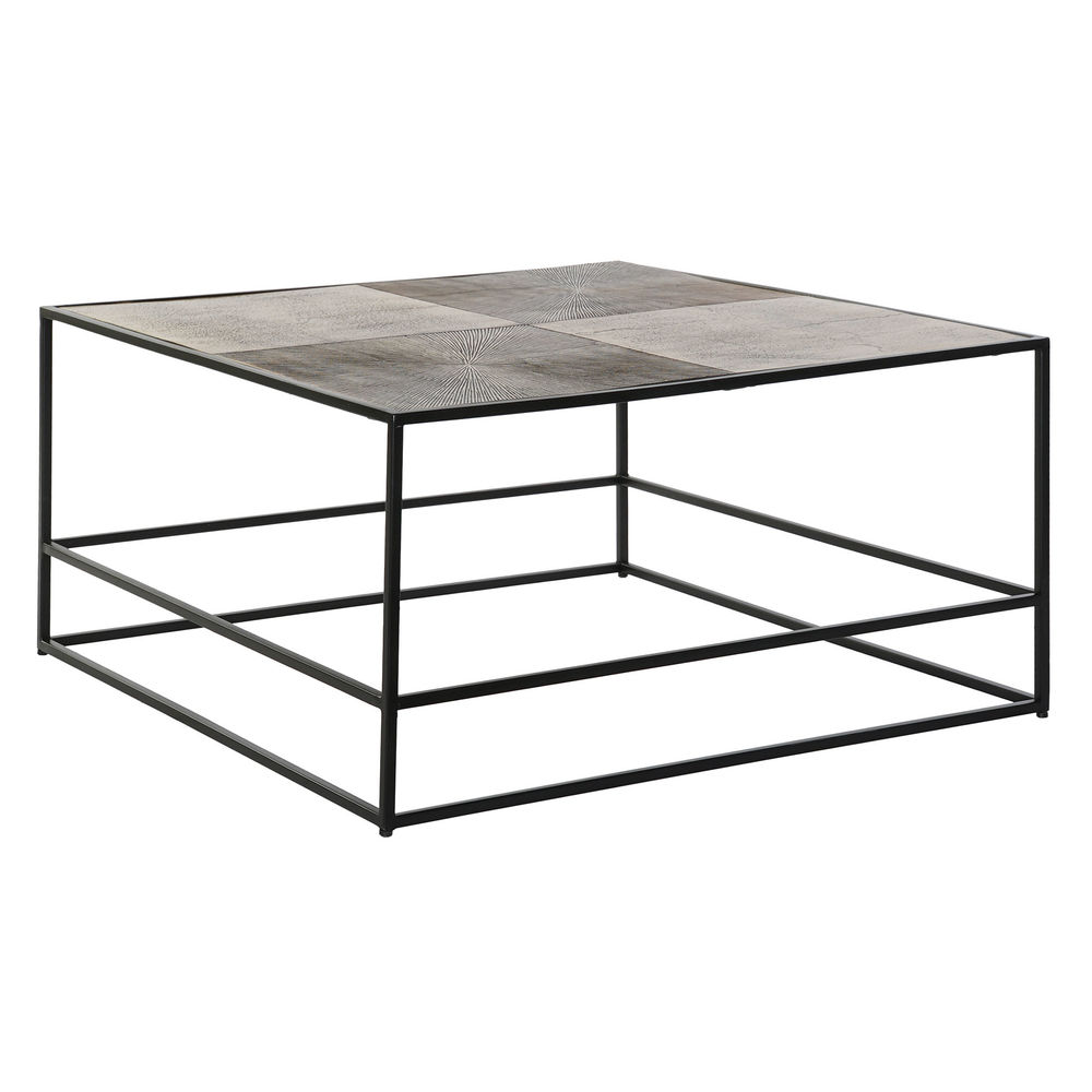 Soffbord DKD Home Decor Aluminium Plast 80 x 80 x 41 cm