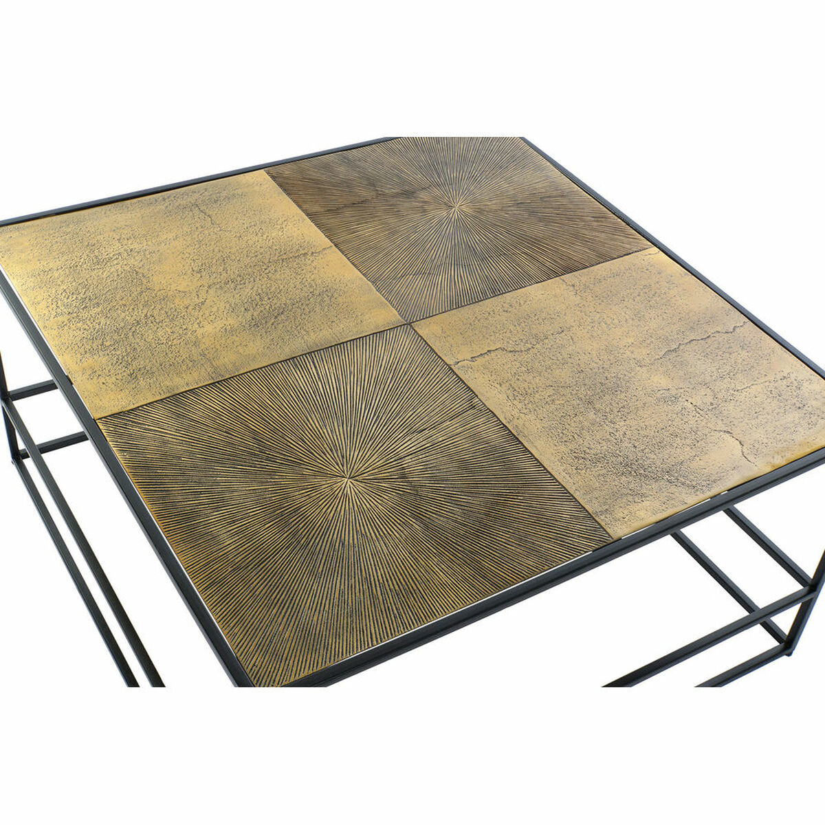 Soffbord DKD Home Decor Aluminium Plast 80 x 80 x 41 cm - 4