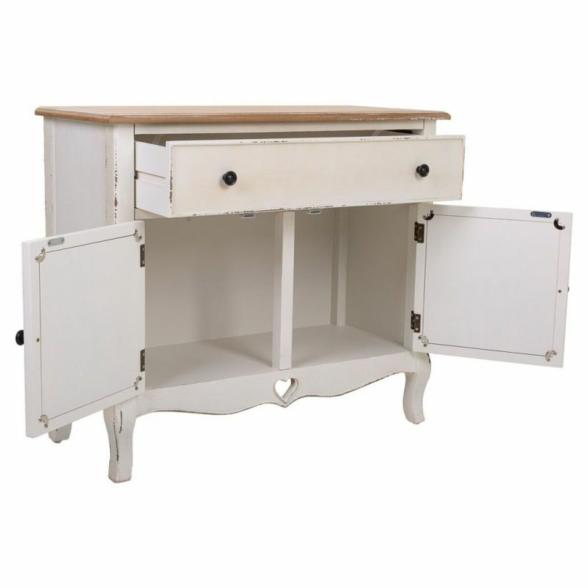 Mottagare Alexandra House Living Vit 36 x 72 x 83 cm - 4
