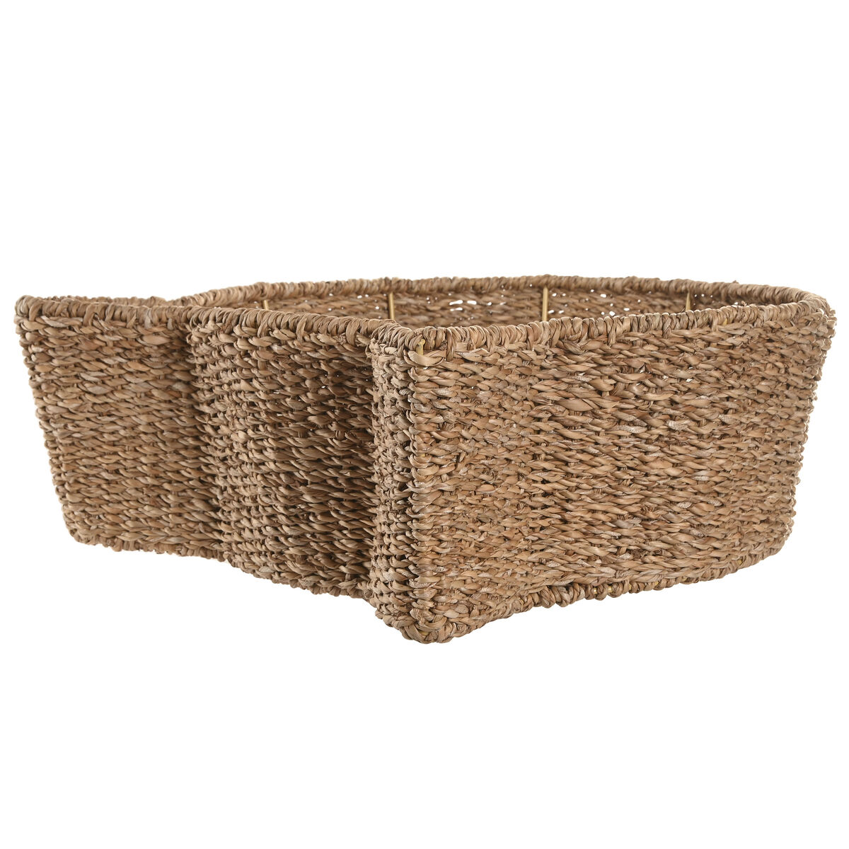 Säng för husdjur Home ESPRIT Vit Naturell Naturliga fibrer 55 X 45 X 18 CM - 3