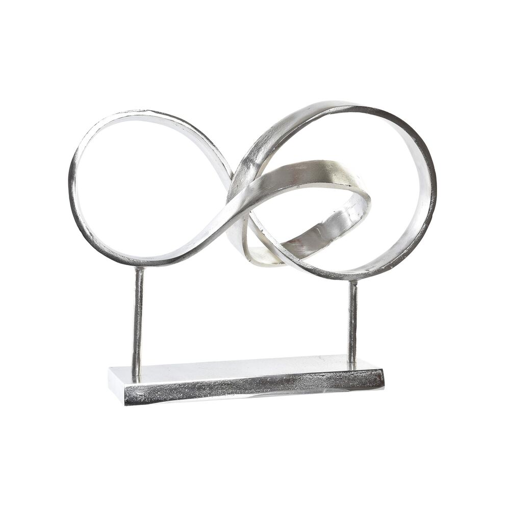 Prydnadsfigur DKD Home Decor Silvrig Abstrakt Modern 42 x 18 x 33 cm