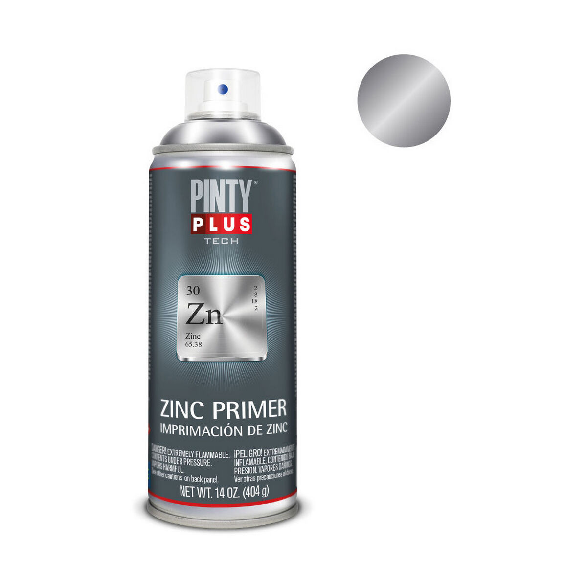 Sprejfärg Pintyplus Tech Z169 Zink 400 ml Galvaniserad - 4