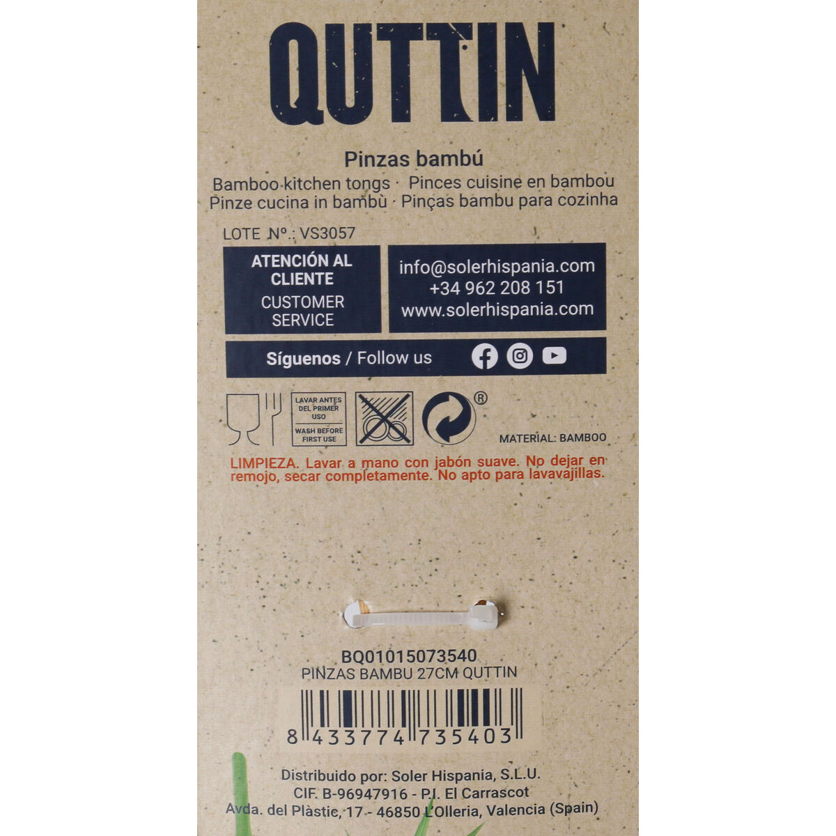 Kökstänger Quttin Bambu (36 antal) - 5