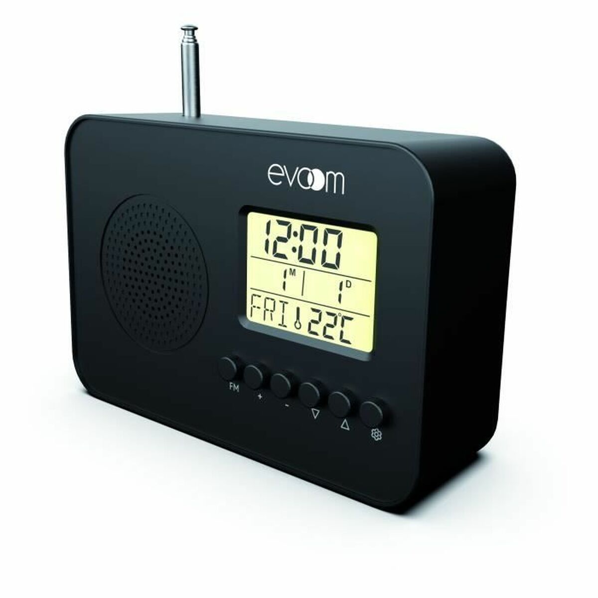 Radio Evoom LEKIO Svart - 3
