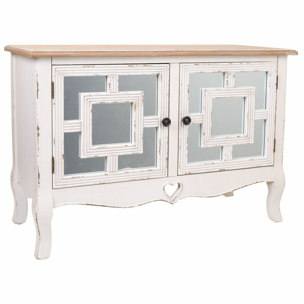 Mottagare Alexandra House Living Vit 36 x 56 x 83 cm