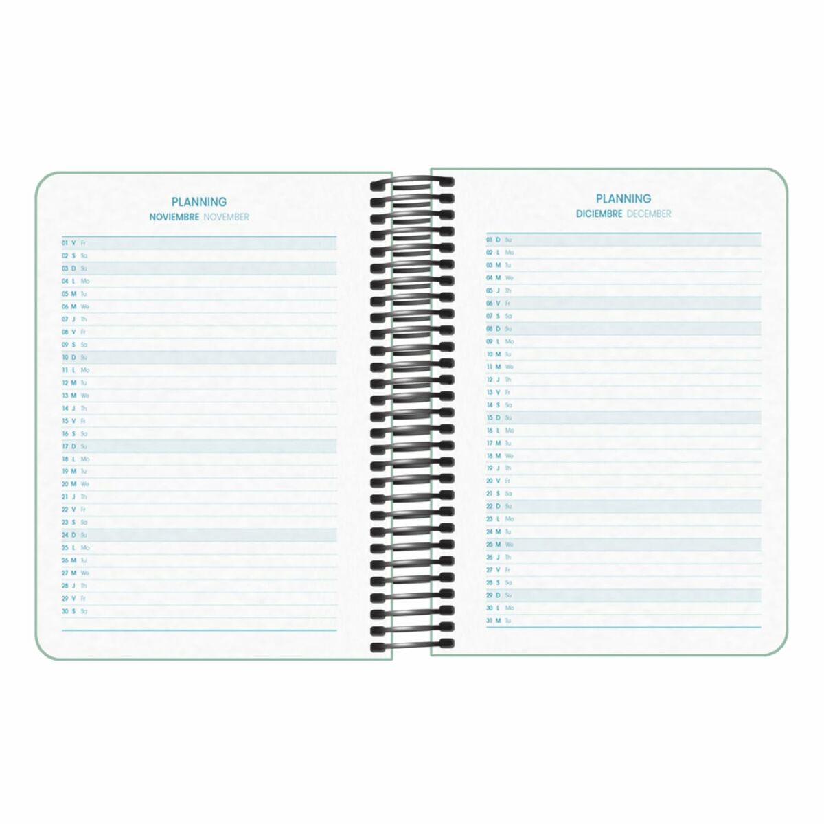 Dagbok DOHE MEMORY BASIC Grön A6 12 x 17 cm 2024-2025 - 5