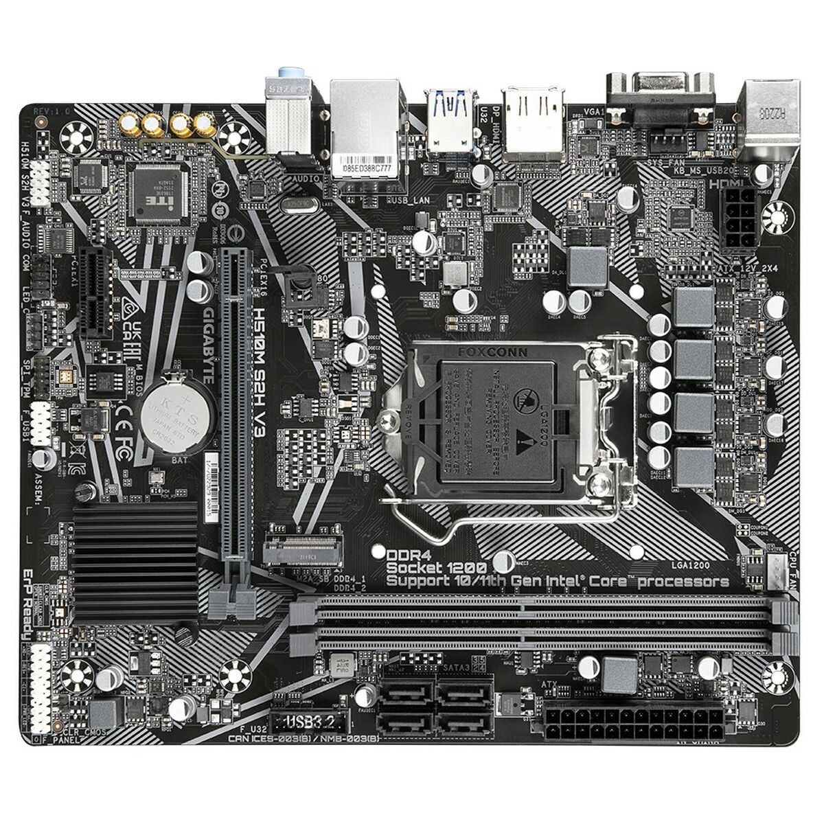 Moderkort Gigabyte H510M S2H V3 LGA 1200 INTEL H470 EXPRESS - 4