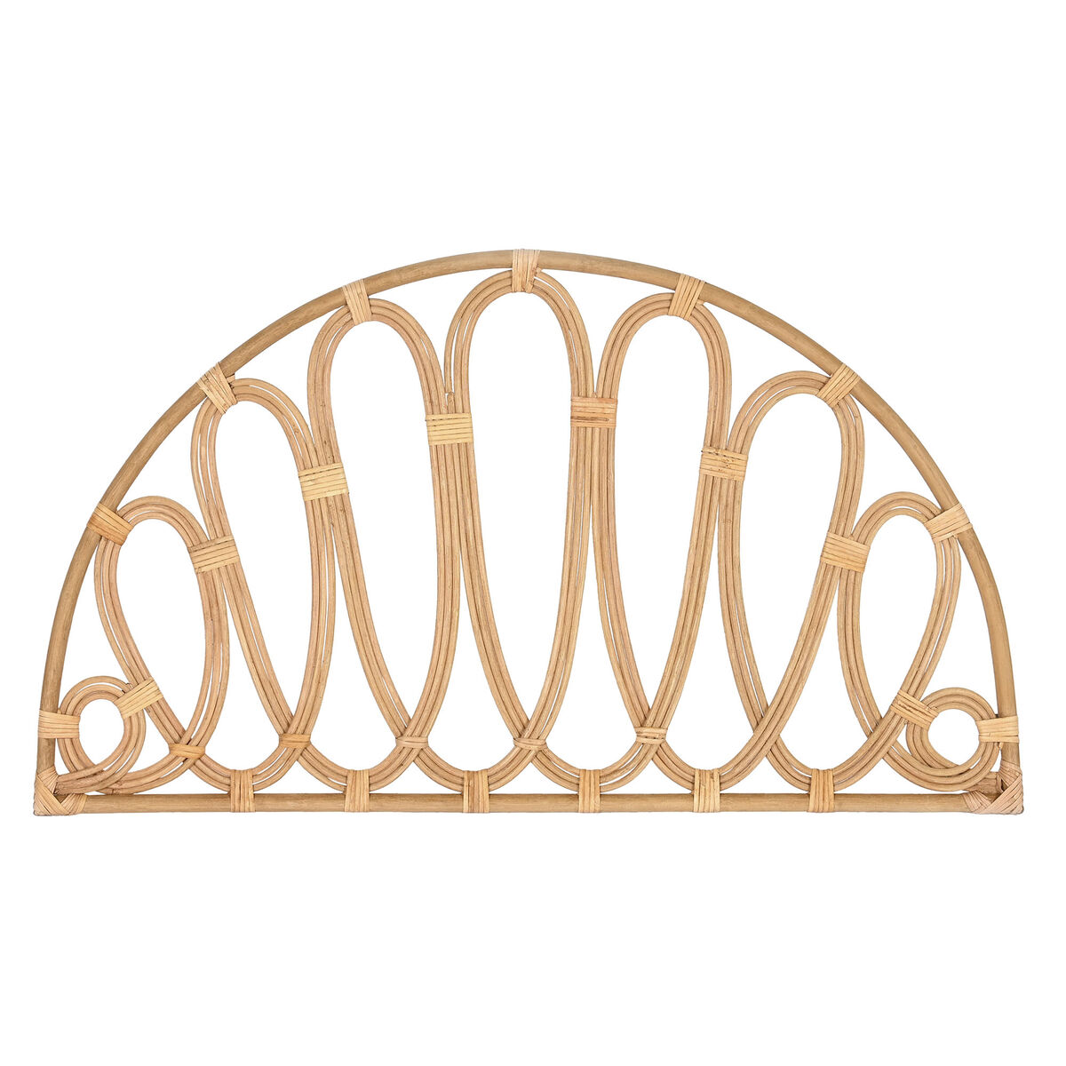 Sänggavel Home ESPRIT Bambu Rattan 104 x 2 x 58,5 cm