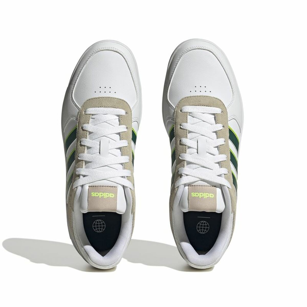 Gymnastikskor, Herr Adidas Courtbeat Vit - 3