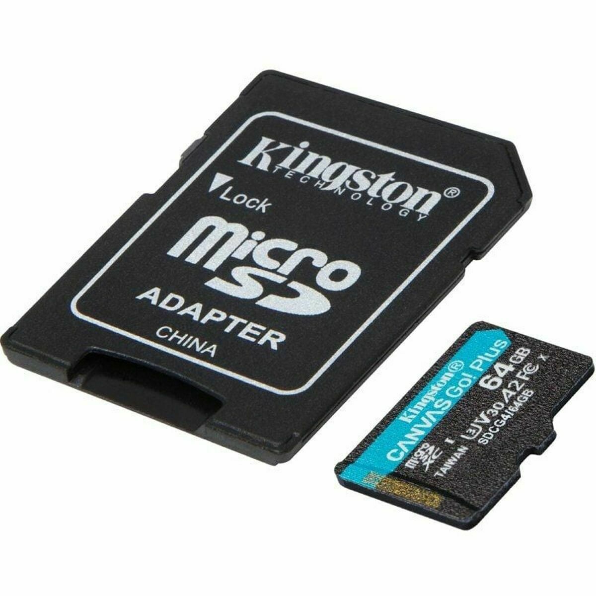 Micro-SD Minneskort med Adapter Kingston CANVAS Go! Plus 64 GB - 2