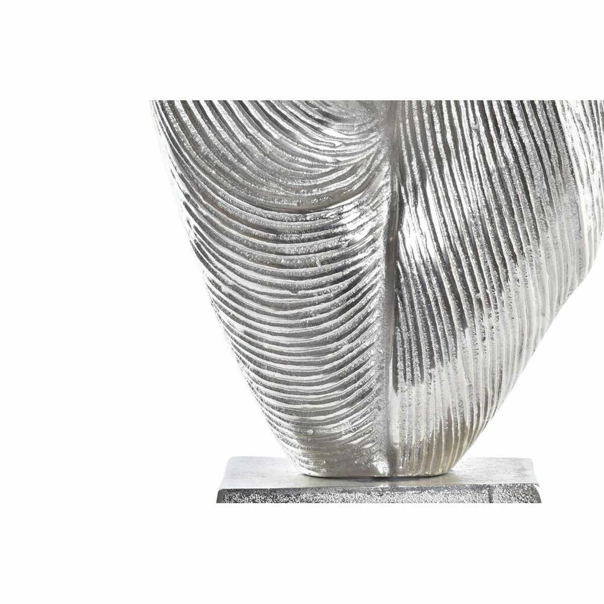Prydnadsfigur DKD Home Decor 20 x 9 x 44 cm Abstrakt Silvrig Modern - 5