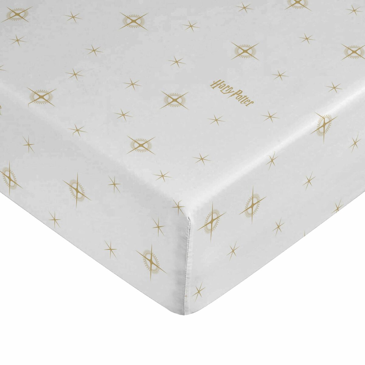 Bäddset Harry Potter Stars Gold Vit Multicolour Säng 180 - 4