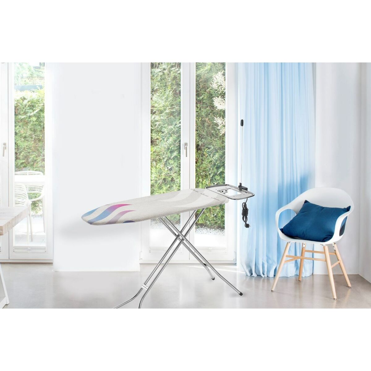 Strykbräda Vileda Total Reflect Plus M Grå Multicolour Tryck Metall 120 x 38 cm - 4