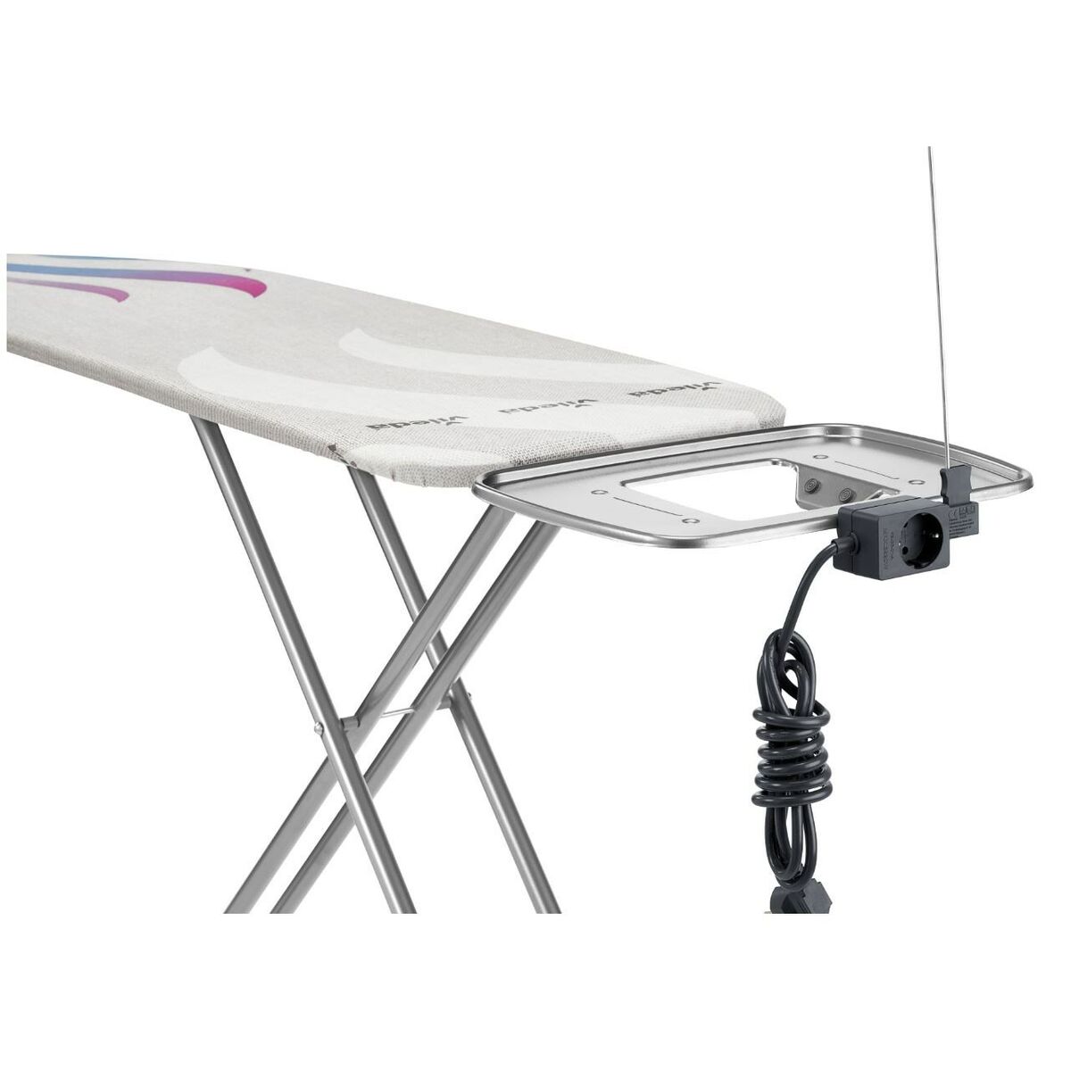 Strykbräda Vileda Total Reflect Plus M Grå Multicolour Tryck Metall 120 x 38 cm - 2