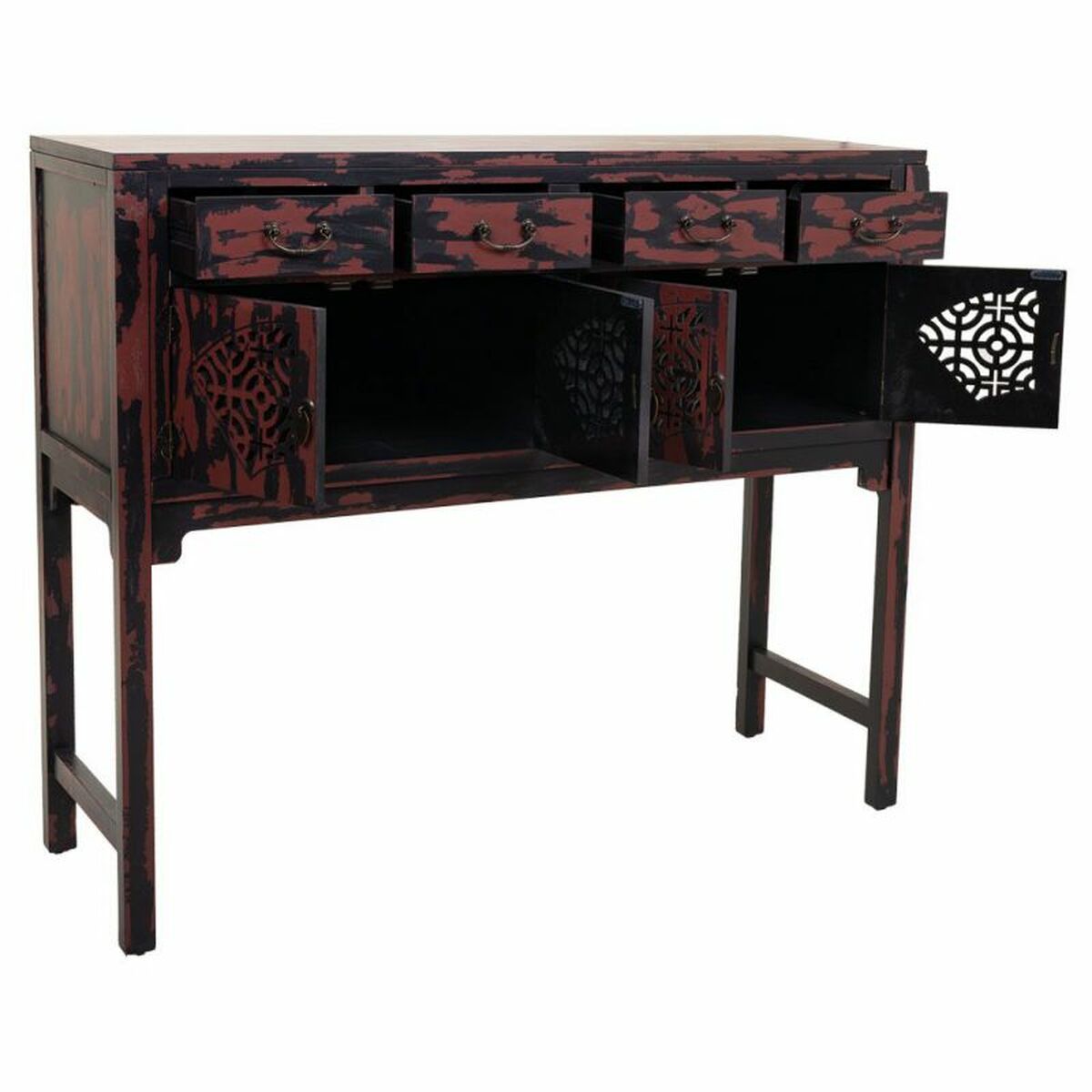 Hallmöbel med lådor Alexandra House Living Röd 40 x 102 x 120 cm - 4
