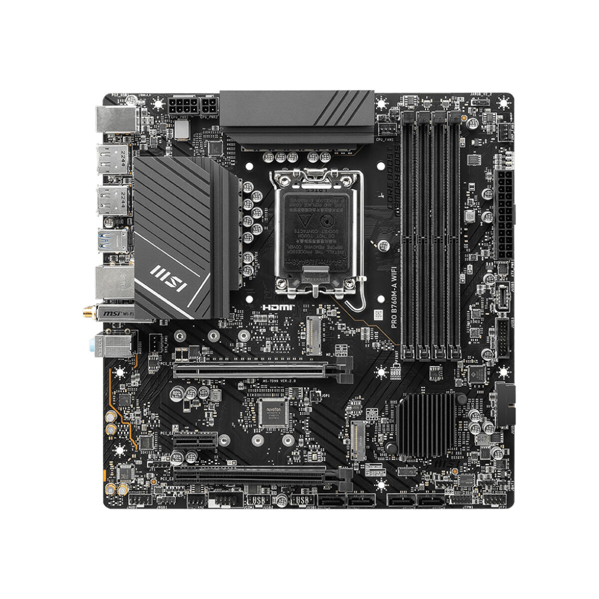 Moderkort MSI MB PRO B760M-A WIFI LGA 1700 Intel B760 - 2