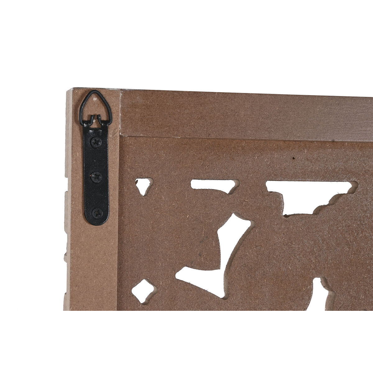 Sänggavel Home ESPRIT Gyllene Naturell Trä MDF 180 x 3,5 x 180 cm - 4