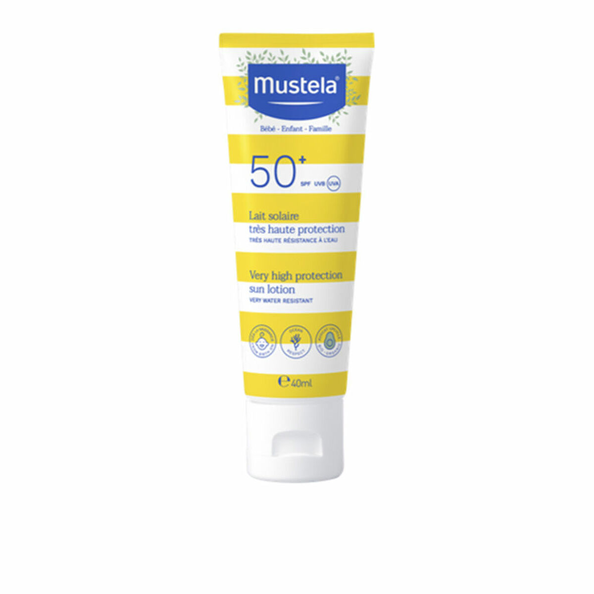 Solskydd för barn Mustela SPF 50+ 40 ml