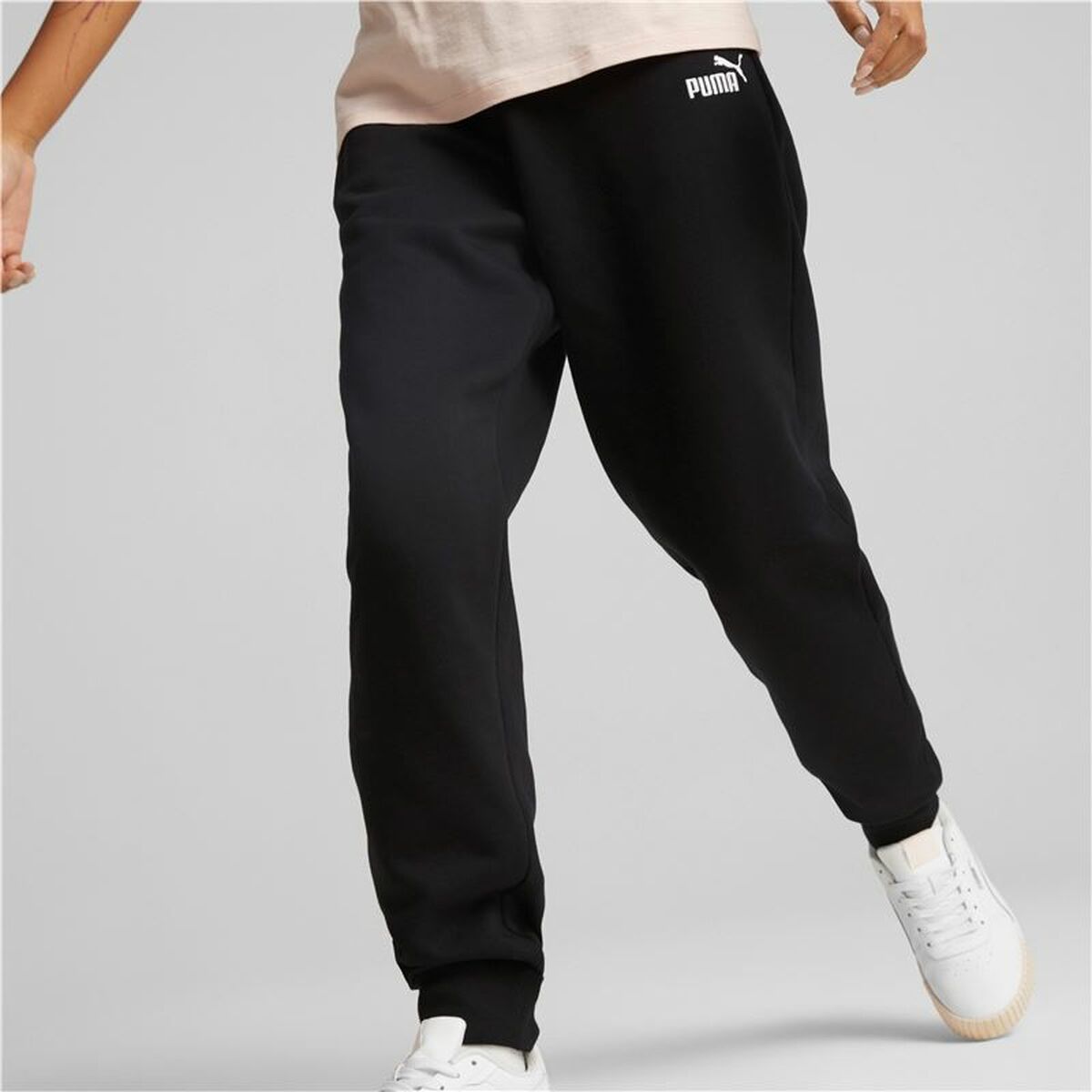 Nederdel träningsoverall för vuxna Puma ESS+ Embroidery High-Waist Kvinna Svart - 3