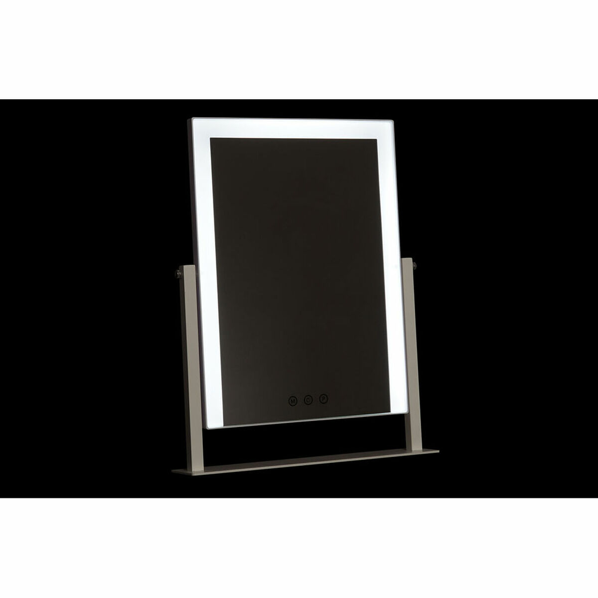 Bordsspegel med Pekskärm och LED-ljus DKD Home Decor Metall Vit (35 x 2 x 45 cm) - 9