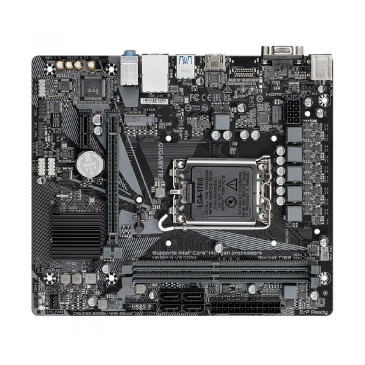 Moderkort Gigabyte H610M H V3 DDR4 LGA 1700 INTEL H610 EXPRESS - 4