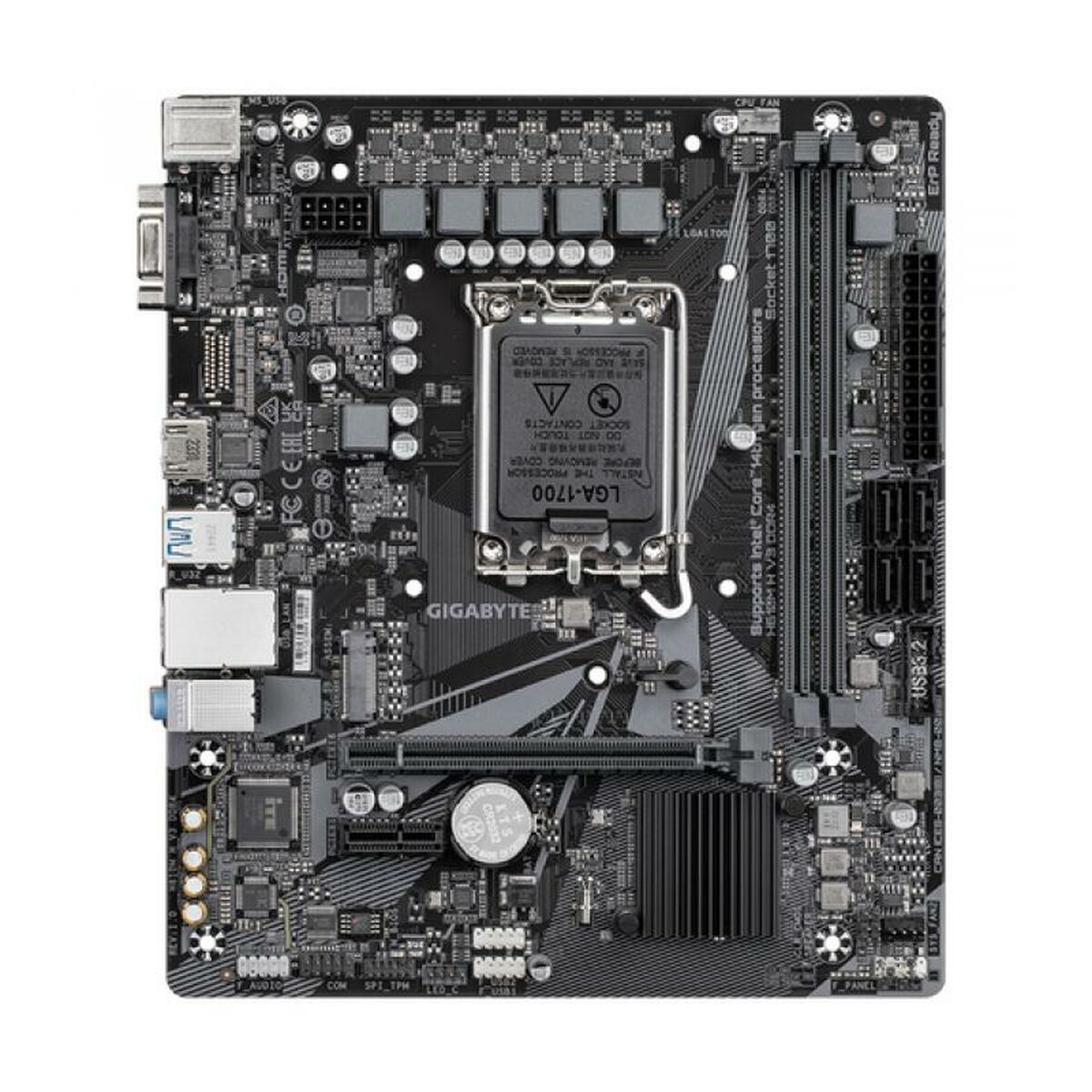 Moderkort Gigabyte H610M H V3 DDR4 LGA 1700 INTEL H610 EXPRESS - 6