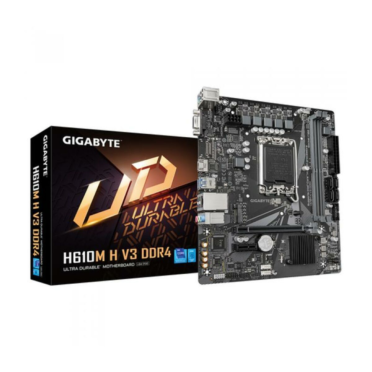 Moderkort Gigabyte H610M H V3 DDR4 LGA 1700 INTEL H610 EXPRESS - 7