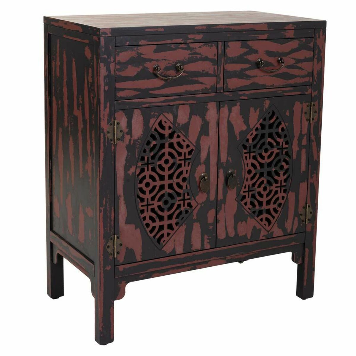 Hallmöbel med lådor Alexandra House Living Röd 36 x 78 x 66 cm