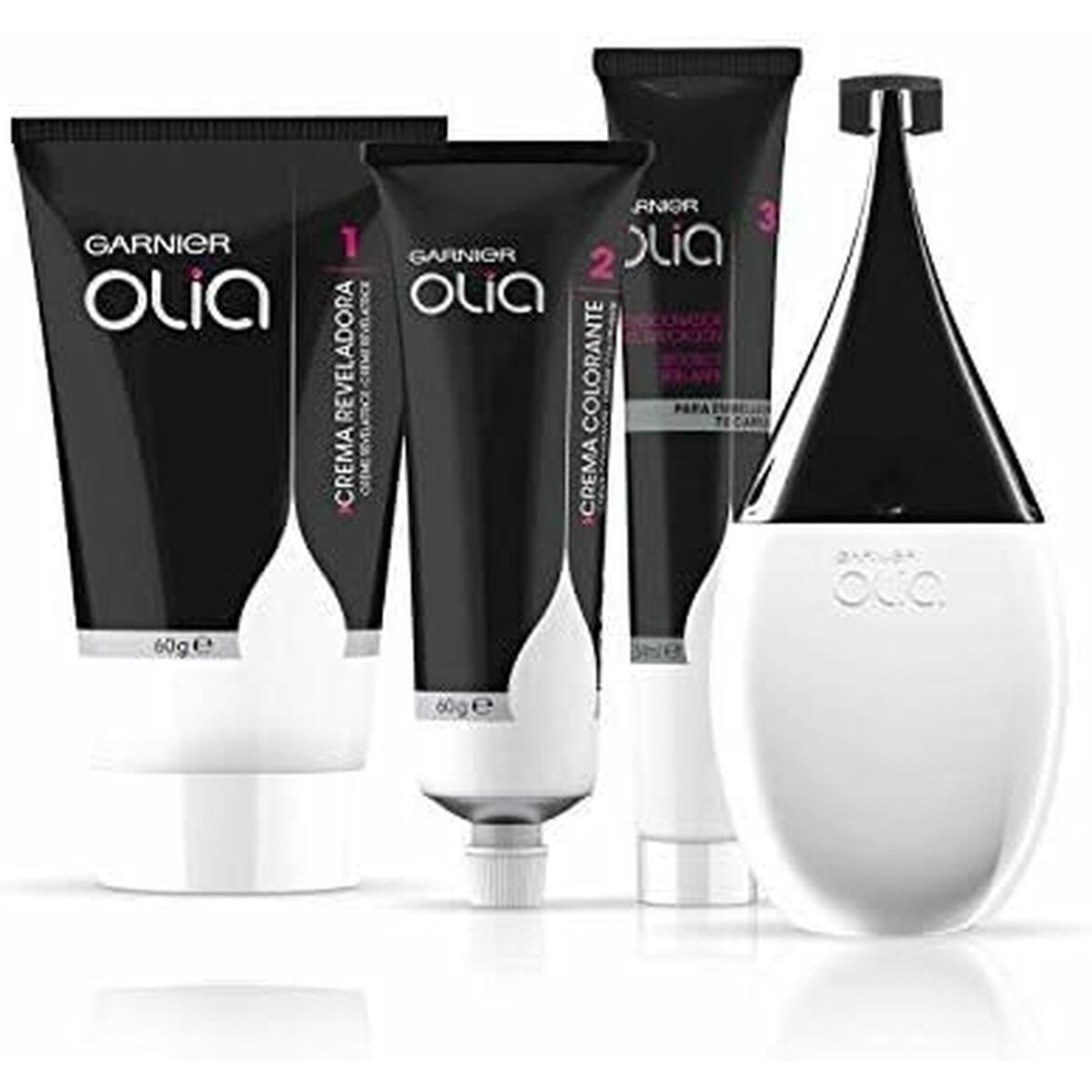 Färg utan ammoniak Garnier Olia Nº 5,5 Caoba Lote Nº 5.5-Caoba (1 antal) - 3