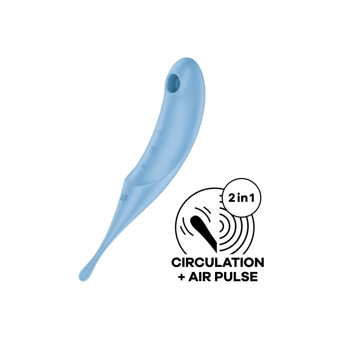 Sugstimulator för klitoris Satisfyer Twirling Pro Blå - 2