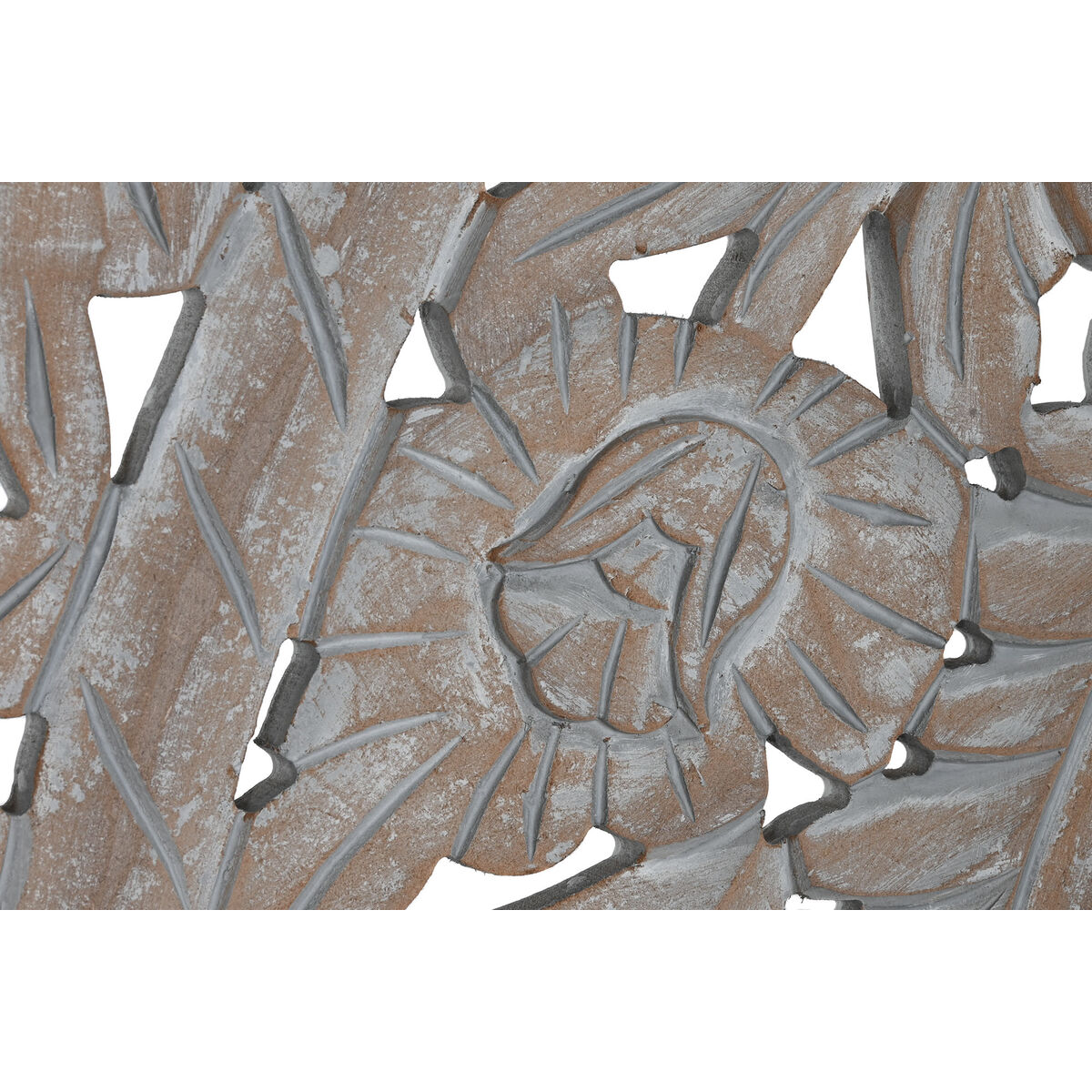 Sänggavel Home ESPRIT Grå Trä MDF 180 x 3,5 x 180 cm - 3