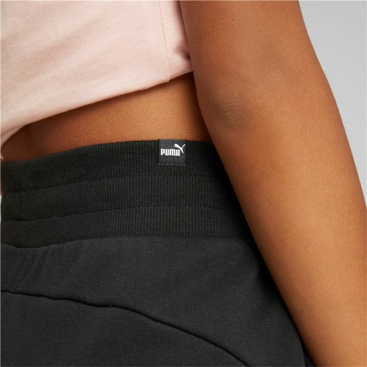 Nederdel träningsoverall för vuxna Puma ESS+ Embroidery High-Waist Kvinna Svart - 6