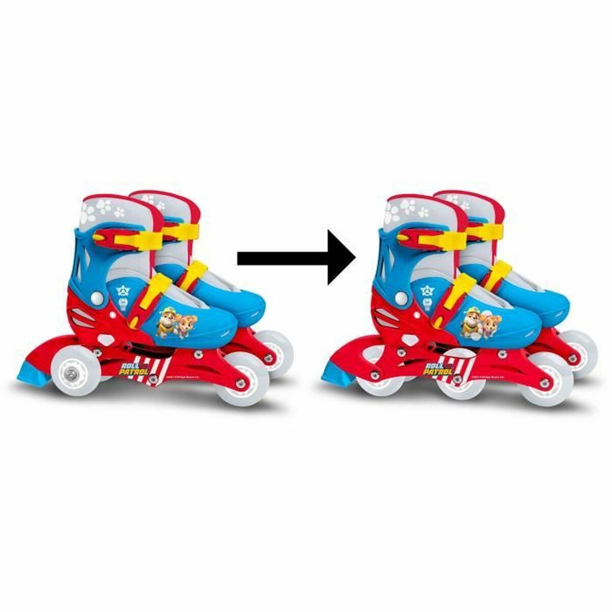 Rullskridskor The Paw Patrol Blå Röd - 4