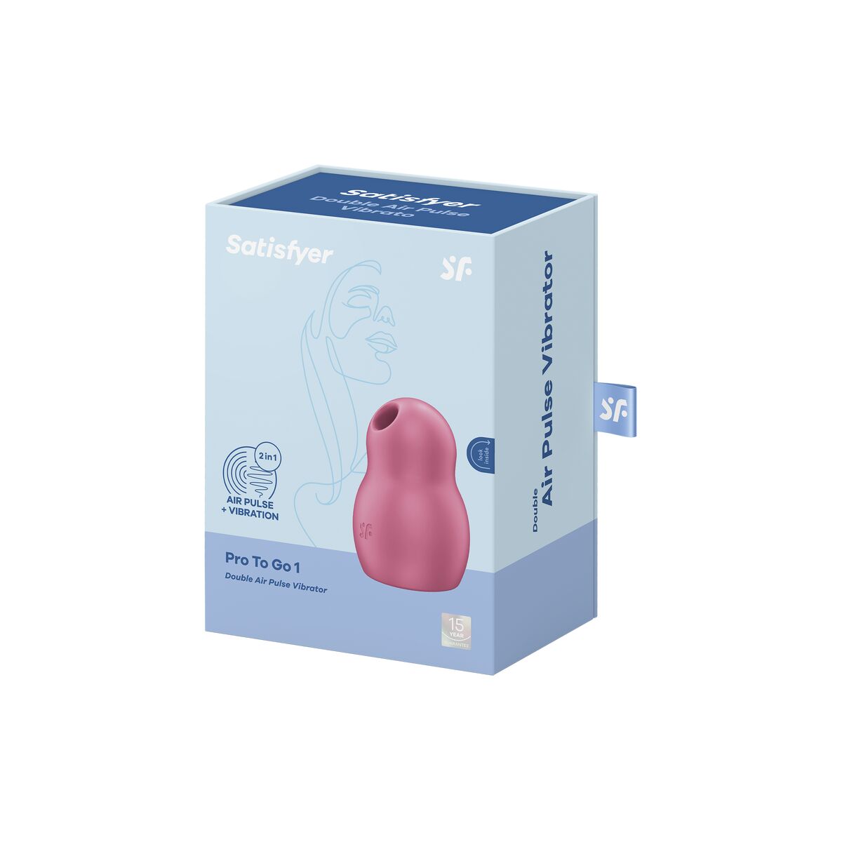 Sugstimulator för klitoris Satisfyer Pro To Go 1 Röd - 7