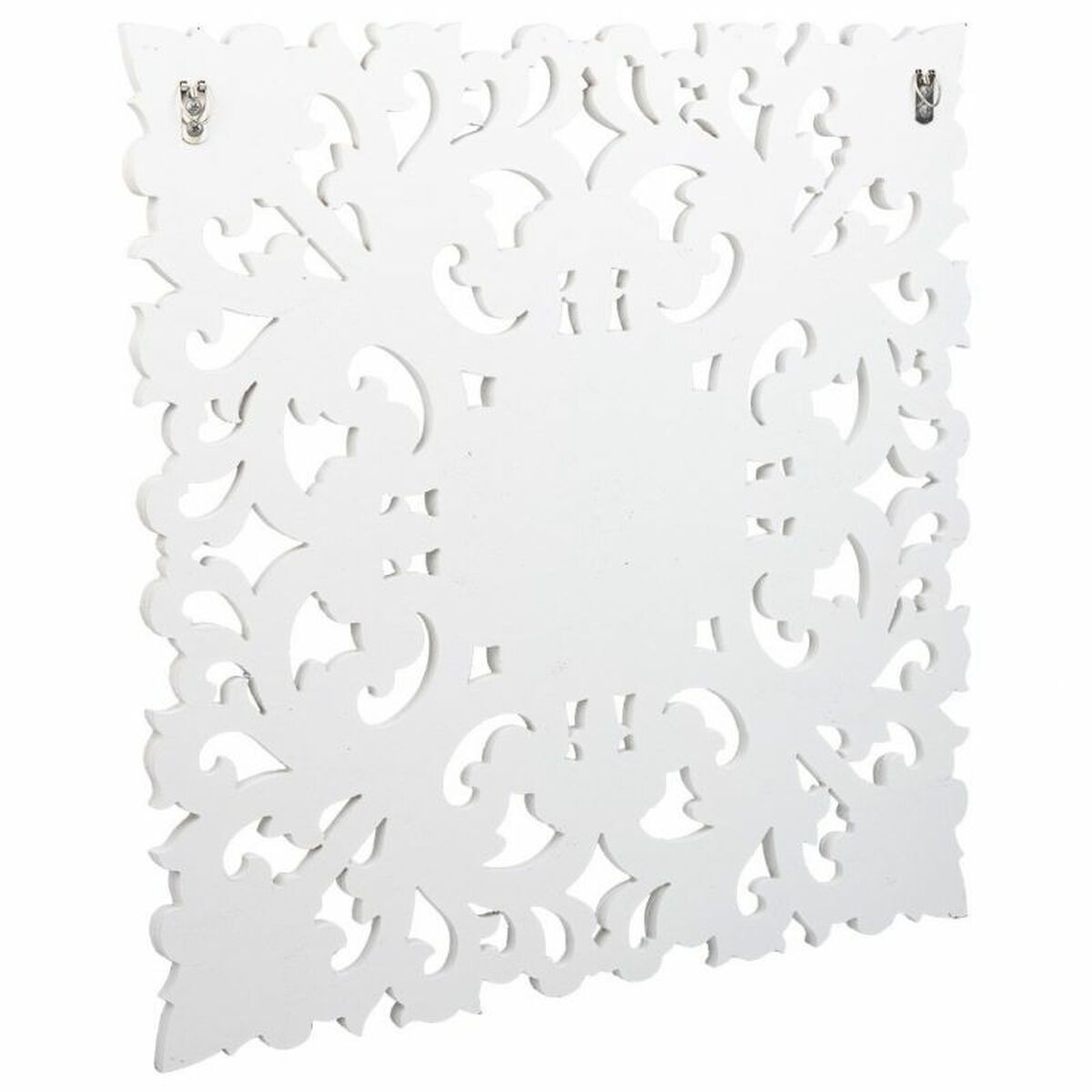 Väggdekoration Alexandra House Living Vit Granträ Trä MDF 1 x 56 x 56 cm - 6